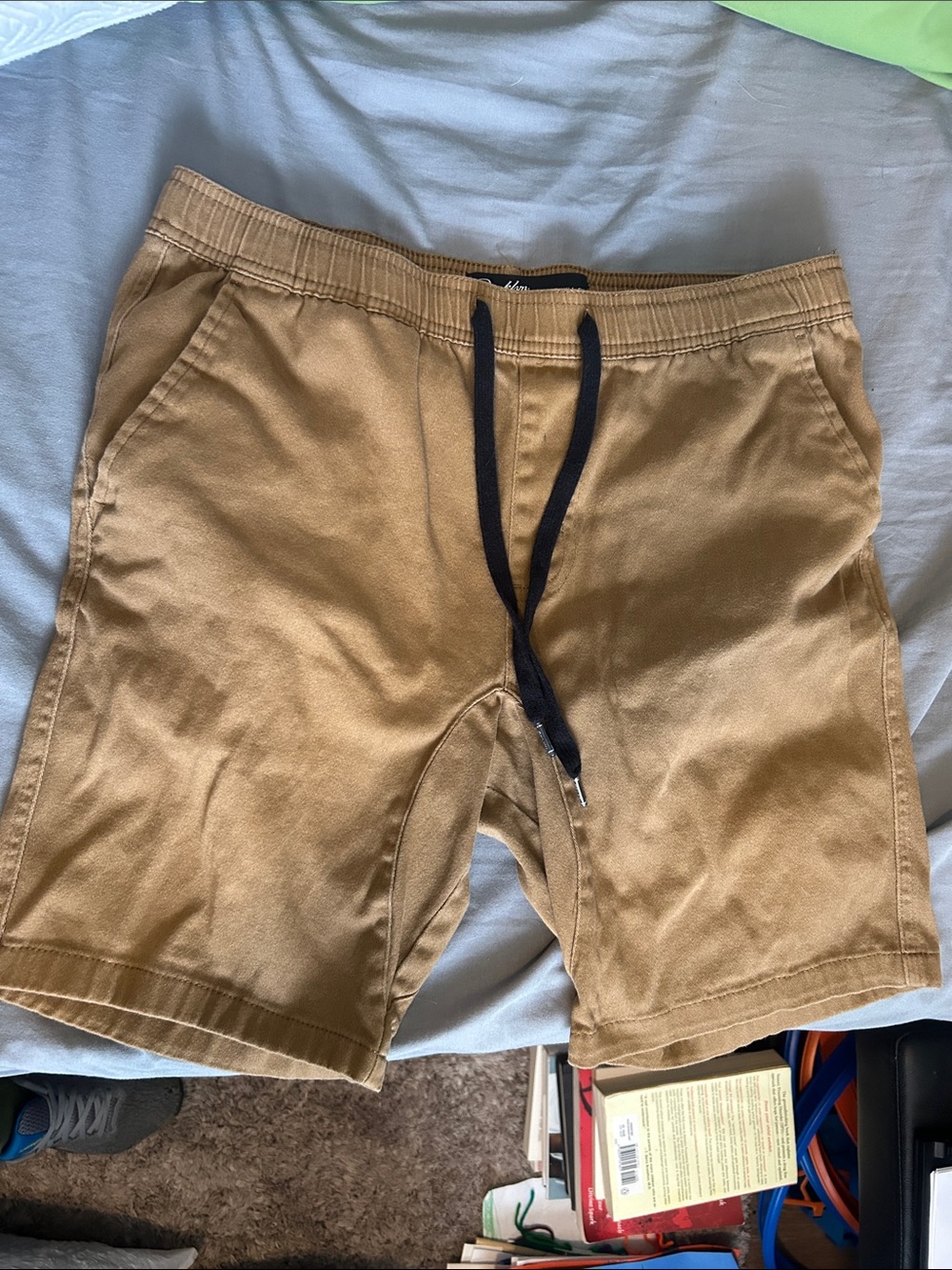 Brooklyn Cloth Men's Tan Drawstring Athletic Shorts